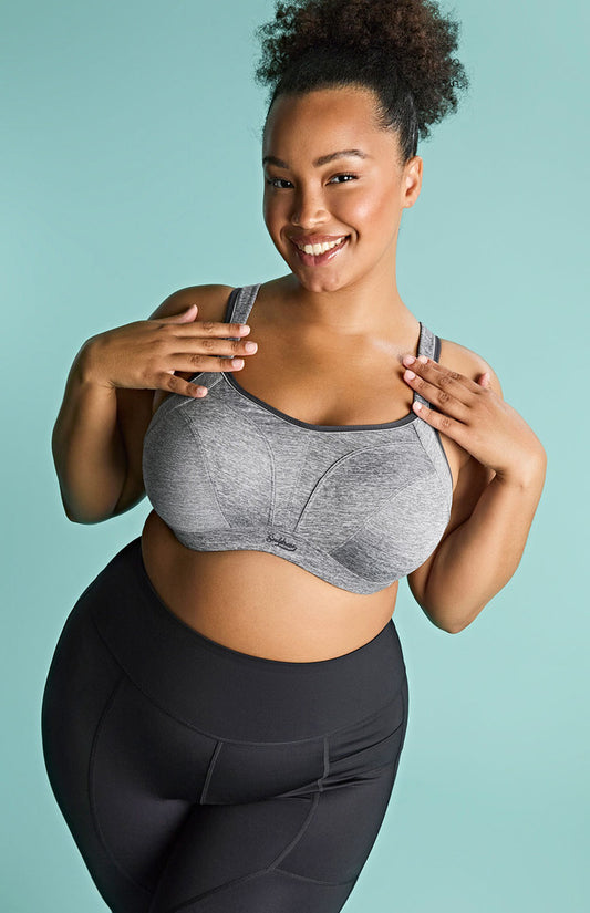 Panache Sculptresse Activate Wired Sports Bra Charcoal Marl