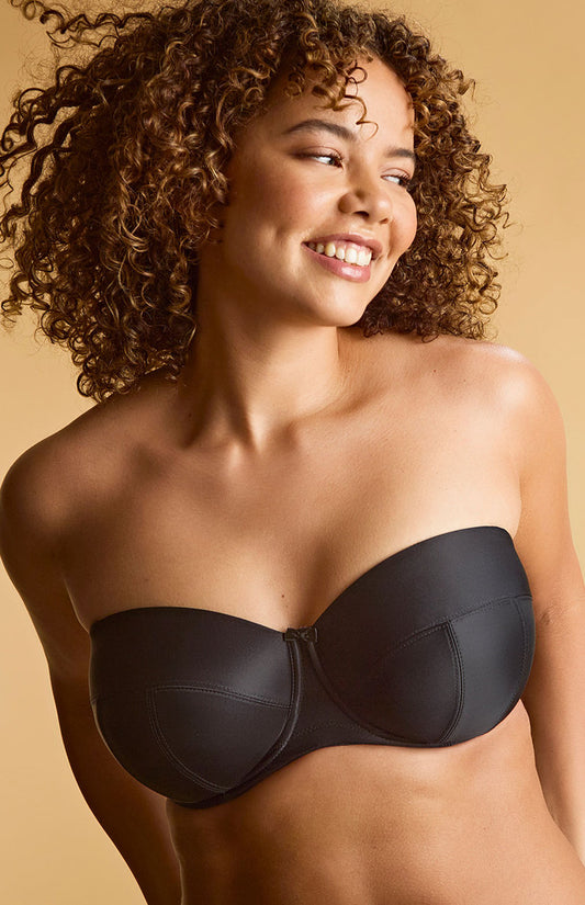 Panache Alice Balcony Strapless Bra Black