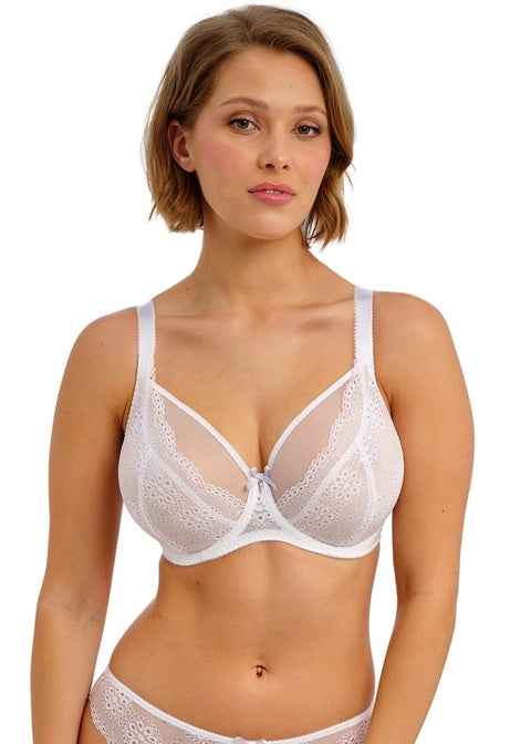 Freya Posie White Uw High Apex Plunge Bra Available