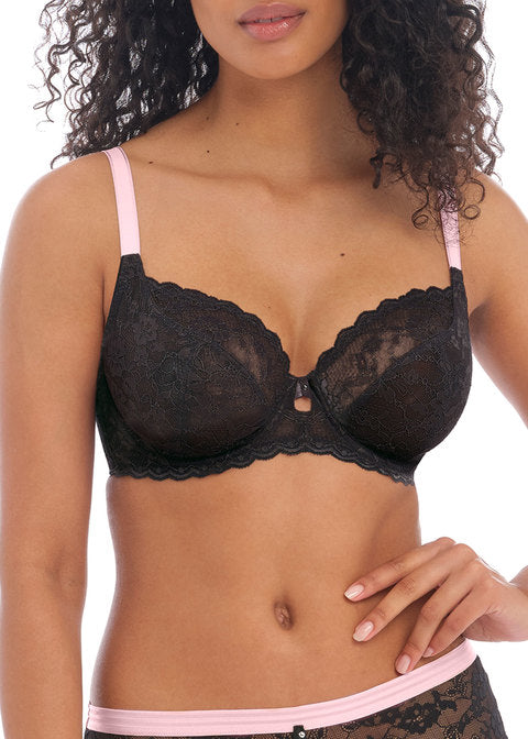 Freya Offbeat Plunge Bra
Black
