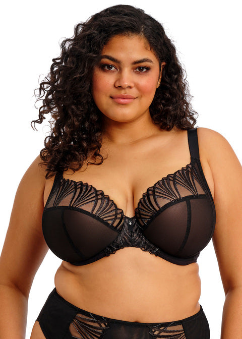 Elomi Reja Black Uw Plunge Bra 17/11