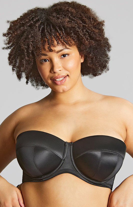 Panache Dana Balcony Strapless Bra Black